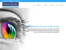 Tablet Screenshot of financialandlegal.co.uk